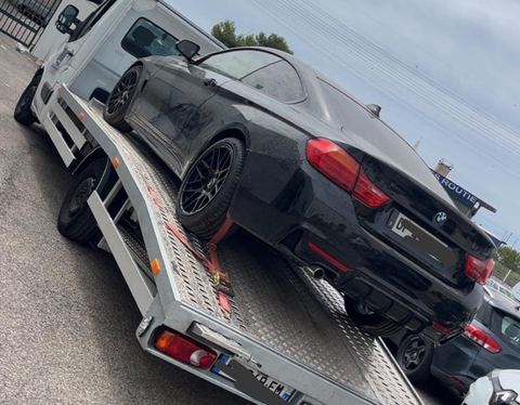 BMW Série 4 Pack M remorquée sur le plateau SO DEPANNE